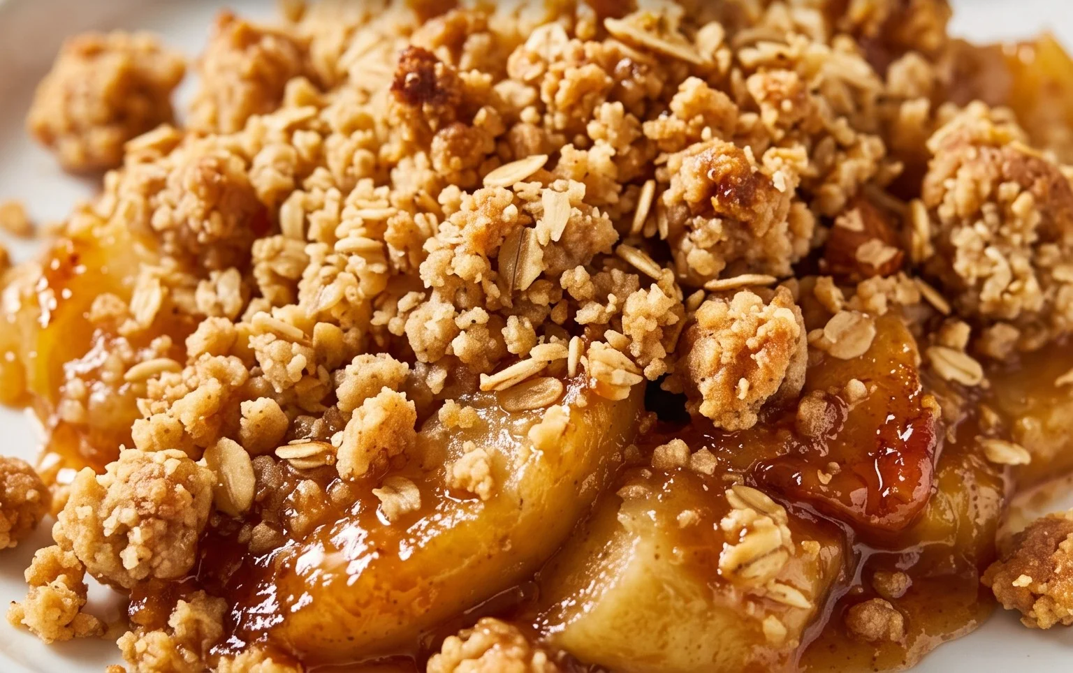 Apple Crumble - knuspriges Dessert mit Apfel